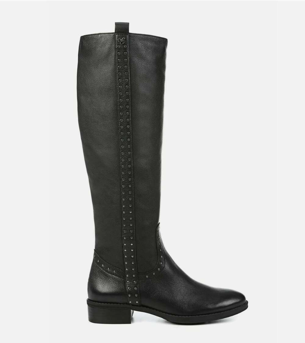 Sam Edelman Womens Prina Knee High Riding Boots Size 8.5 EU 38.5 Black NWOB